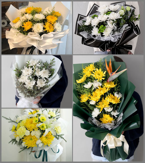 贵州黔西南州兴仁县田湾乡鹧益村白事花束代送